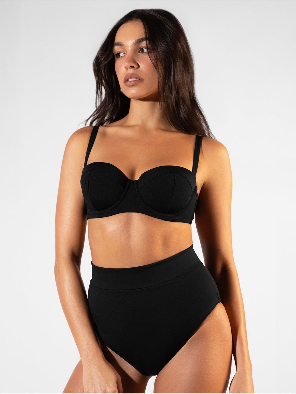 TA3 Bombshell bikini Top and Brazilian Smoothing Kini bottom SET size small